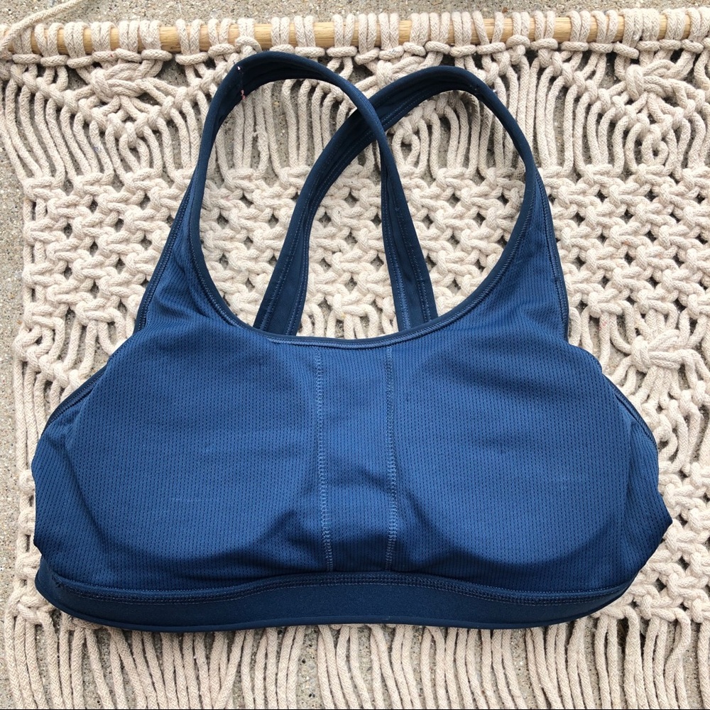 Athleta Sports Bra Blue Athletic Top Size Small - Picture 5 of 6